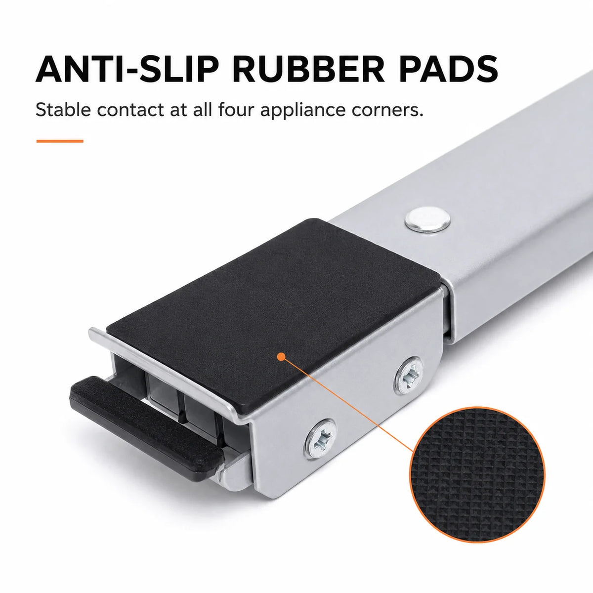 Heavy-Duty Adjustable Appliance Roller Stands (Set of 2)
