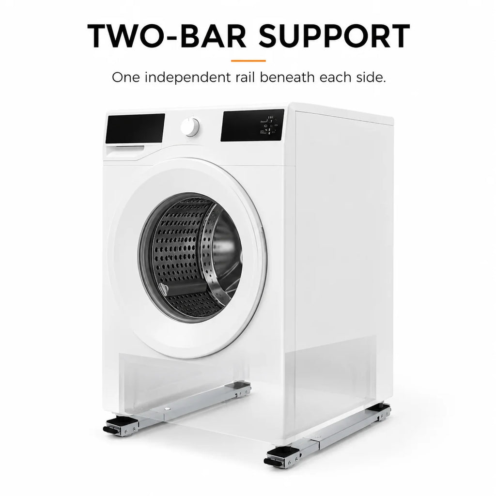 Heavy-Duty Adjustable Appliance Roller Stands (Set of 2)