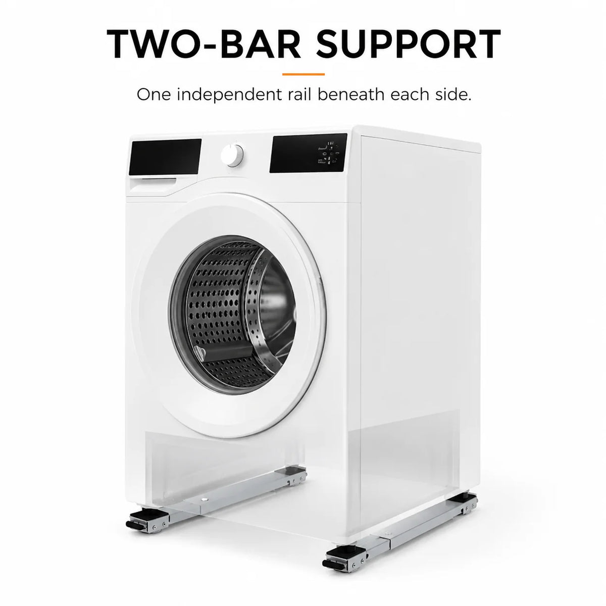 Heavy-Duty Adjustable Appliance Roller Stands (Set of 2)